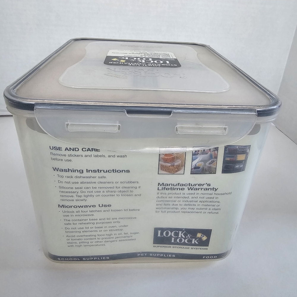 Lock & Lock Set Of 17 Multi-Use Nesting Storage Containers & Lids Vintage NOS - Picture 10 of 14